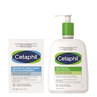 Cetaphil- Pack barra limpiadora + emulsión hidratante 473 ml